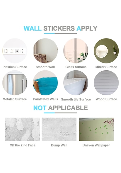 50 Adet Karanlıkta Parlayan Fosforlu Ay Ve Yıldız Tasarımlı Dekoratif Sticker Yeşil