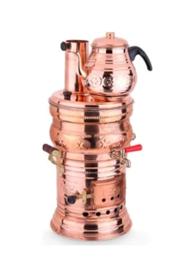 Alttan Sobalı 1 Demlik Bakır 4 L Semaver