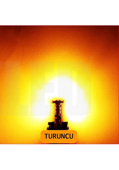 Eraks T10 Turuncu Canbuslu Park Ampulü 12 Led - 2'Li Takım