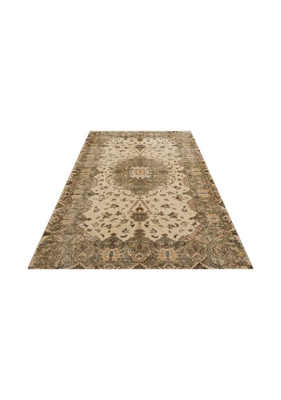 Gerçek El Dokuma Eskitme Vintage Halı 170 X 246 Cm 8934