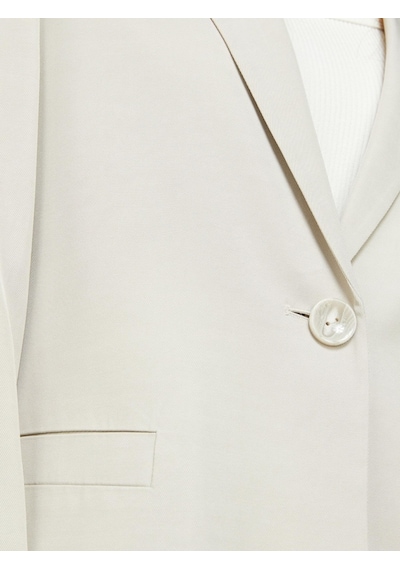 Sisley %100 Viskoz Cebi Biyeli Tek Düğmeli Saten Blazer Ceket Kadın Gri Ceket - 324p29nmlw023 Bej Sisley %100 Viskoz Cebi Biyeli Tek Düğmeli Saten Blazer Ceket Kadın Gri Ceket - 324p29nmlw023 Bej