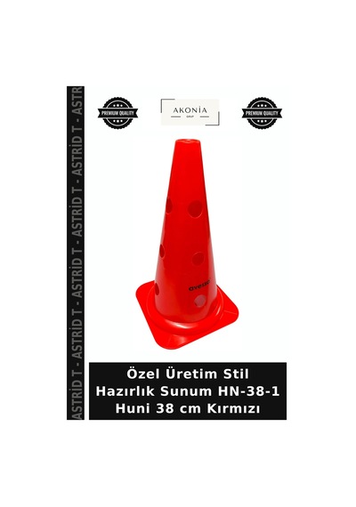 Özel Üretim Stil Hazırlık Sunum Hn-38-1 Huni 38 Cm Kırmızı
