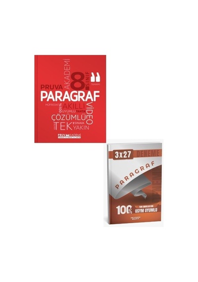 Pruva 2027 8. Sınıf Paragraf Soru Bankası+ Anka Paragraf