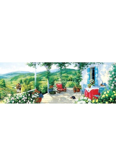 5349 Verandadaki Misafirler 1000 Parça Art  Puzzle