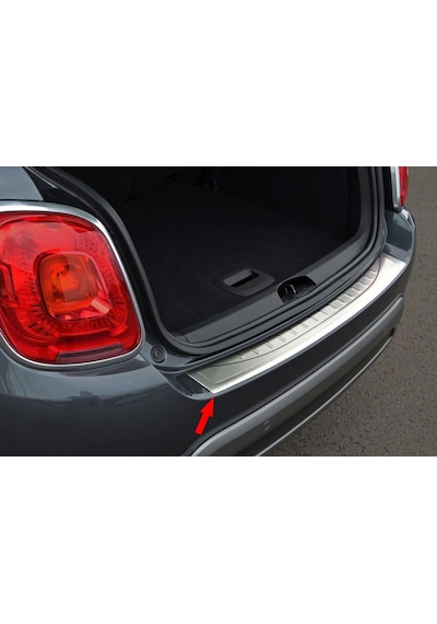 S-Dizayn  Fiat 500X Krom Arka Tampon Eşiği 2015 Üzeri