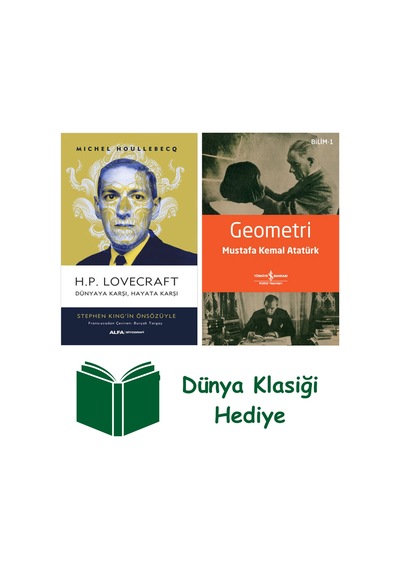 H.p. Lovecraft - Dünyaya Karşı, Hayata Karşı + Geometri + Dünya Klasiği Hediye
