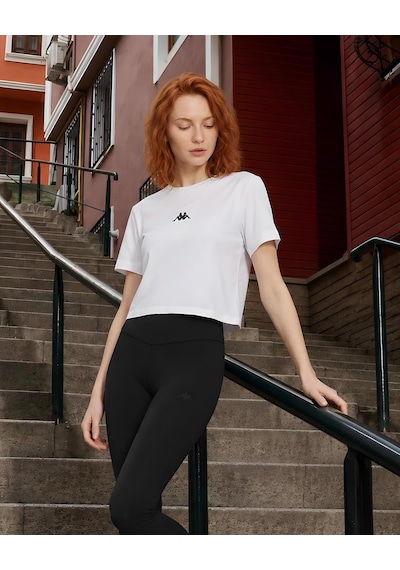 Kappa Khloe Tshirt Kadın Beyaz Regular Tişört