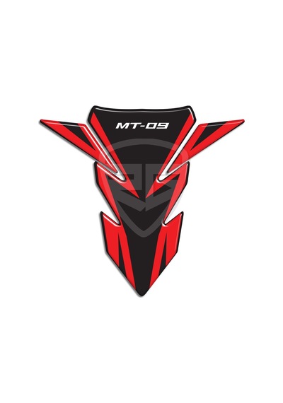 Yamaha Mt 09 Tank Pad Depo Kapak Pad Yan Pad Komple Set Kırmızı S