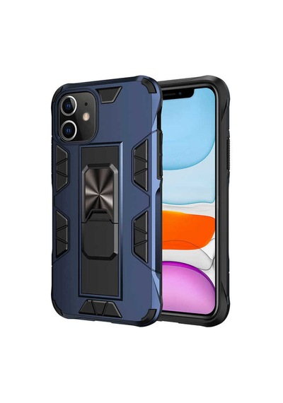 Apple Uyumlu iPhone 11 Kılıf Zore Volve Kapak Lacivert