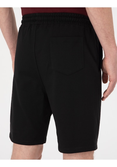 Pierre Cardin Siyah Regular Fit Örme Şort 50310719-vr046