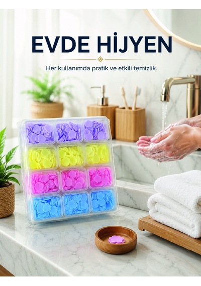24 Adet Tek Kullanımlık Yaprak Sabun 285 ML