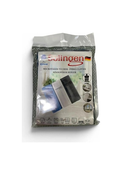Solingen Mikrofiber Bez 3'lü Çok Renkli