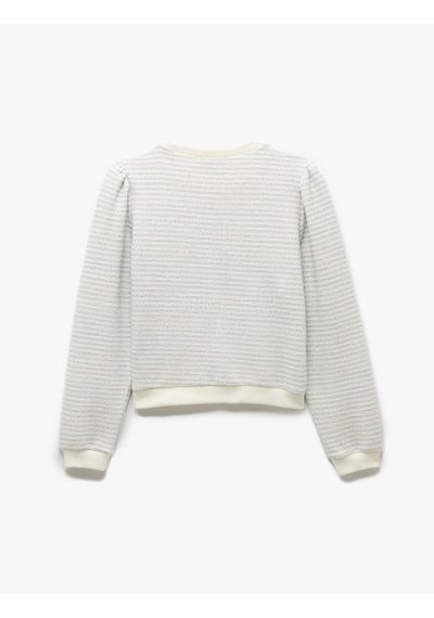 Koton Uzun Balon Kol Aplike Detaylı Bisiklet Yaka Çizgili Sweatshirt Mavi Desenli 5sak10009pk Mavi Desenli Mavi Koton Uzun Balon Kol Aplike Detaylı Bisiklet Yaka Çizgili Sweatshirt Mavi Desenli 5sak10009pk Mavi Desenli Mavi