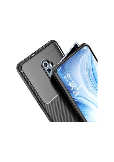 Oppo Reno 10X Zoom Kilif Karbon Silikon Case 361625762