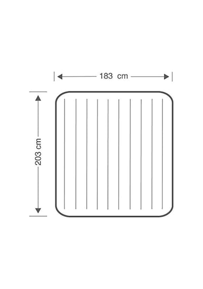 3-4 Kişilik Şişme Yatak İntex 64755 Şişme Kamp Yatak 203x183x25C