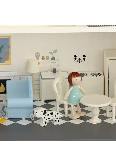 Classic World Ahşap Vintage Bebek Evi 50620