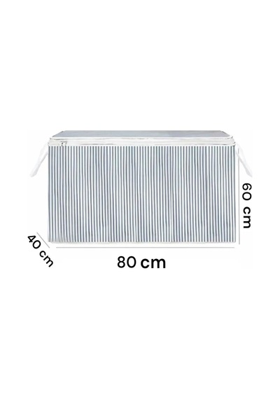 2 Adet Megaplus Yorgan Yastık Hurcu En Büyük Boy Hurç Sandık Tipi Hurç 80 X 60 Kumaş Gri Tr Diğer