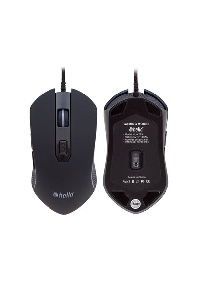 Hello HL-4729 Kablolu LED Aydınlatmalı Oyuncu Mouse