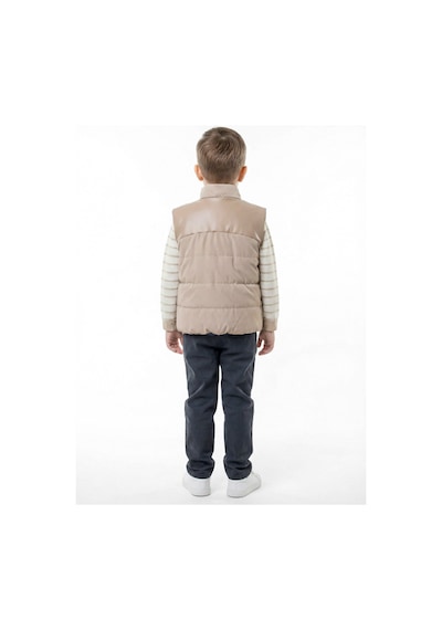 Xo Kids Erkek Çocuk 3lu Alt Üst Takım 1-5 Yaş 6229 Ekru - Bej