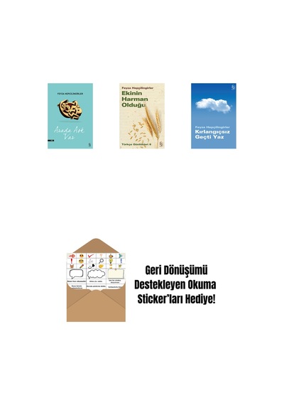 Arada Aşk Var + Ekinin Harman Olduğu + Kırlangıçsız Geçti Yaz + Okuma Sticker'ları