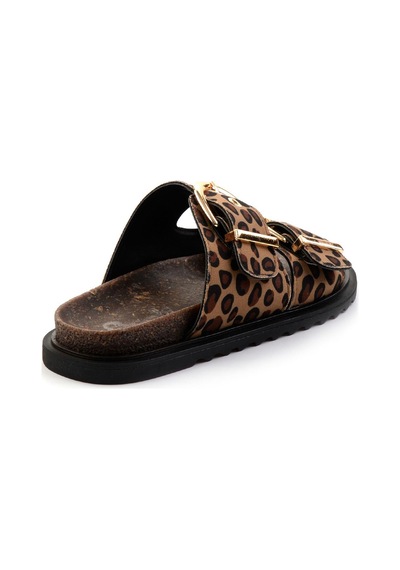 Bambi Leopar Kadın Terlik K04688002872 Leopar