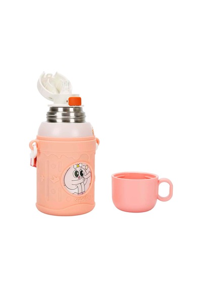 Shotay Cartoon Termos Matara Pembe 480 Ml.