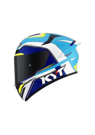 Kyt Tt-course Kask Grand Prıx Açık Mavi Beyaz