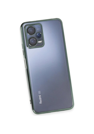 Xiaomi Redmi Note 12 5g Kılıf Razer Lensli Silikon - Yeşil -