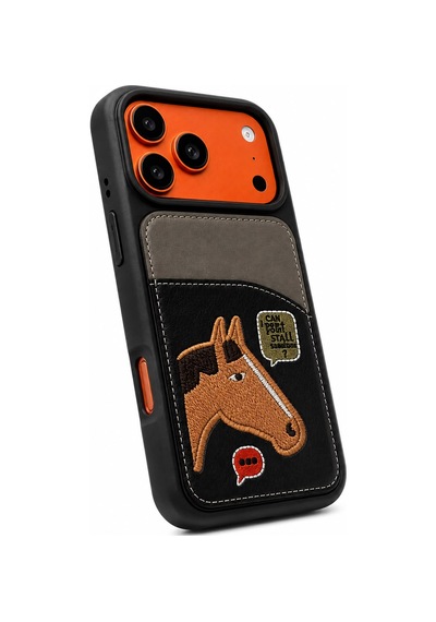 Nettech Apple İphone 17 Pro Max Uyumlu Kartlık Nano Arka Koruma Kılıf - Gri