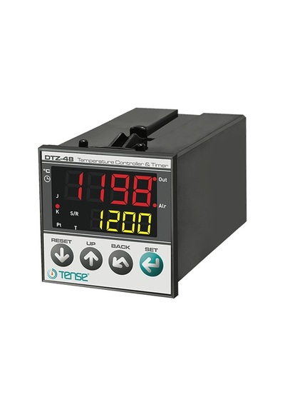 Dtz-48 Dahili Zaman Röleli Sıcaklık Kontrol Cihazı 48 X 48 J,k,s,r,t,pt100 2x4 Dijit 7 Segment