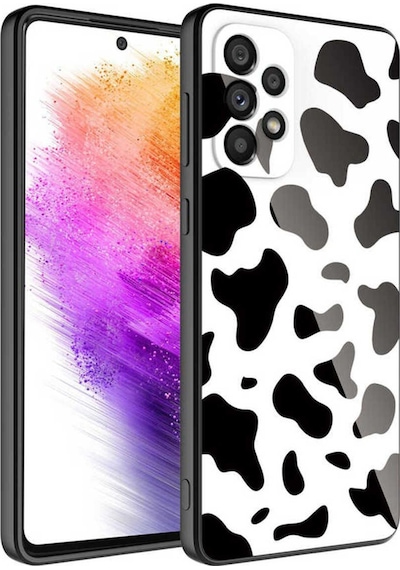 Galaxy A23 Kılıf Kamera Korumalı Desenli Sert Silikon Zore Epoksi Kapak NO7