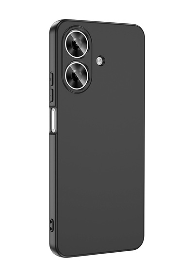 Zore Realme Note 60 Kılıf Omsy Mara Lansman Kapak - Siyah