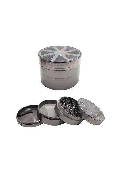 Lexroo Gri 63mm. Baharat Herbal Öğütücüsü Parçalayıcı Rb83gr