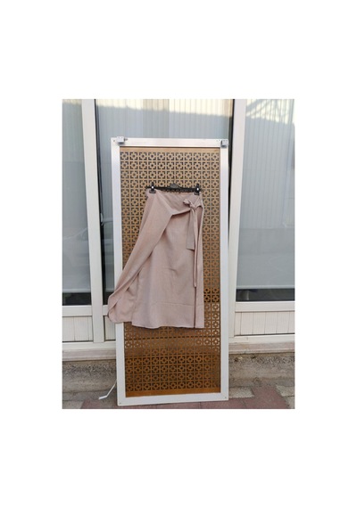 Çınar Boutique Keten Bağlamalı Etek-taş Rengi - L Taş Rengi Taş Rengi