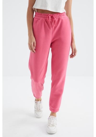 Tommy Life Şeker Pembe Yüksek Bel Basic Bağcıklı Jogger Polar Kadın Eşofman Alt - 94622 Şeker Pembe Tommy Life Şeker Pembe Yüksek Bel Basic Bağcıklı Jogger Polar Kadın Eşofman Alt - 94622 Şeker Pembe