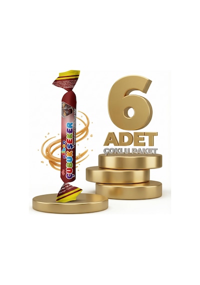 Afia Afibon Karamelli Çubuk Şeker 6x6,7 Gr