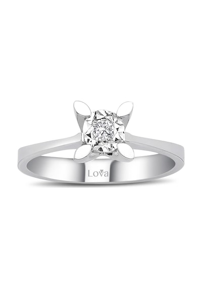 Lova 0,50 Karat Efektli Pırlanta Tektaş Yüzük - 1070090