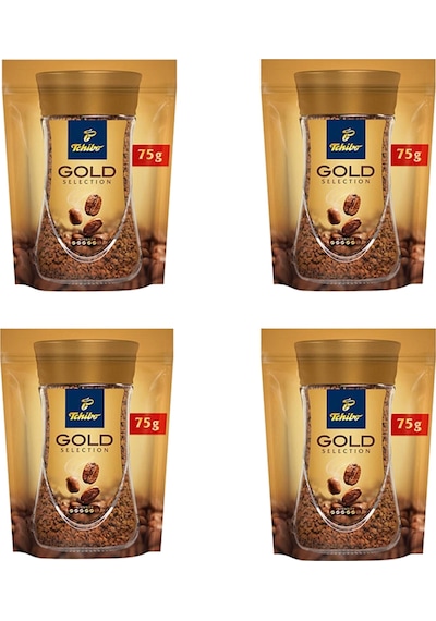 Tchibo Gold Selection Çözünebilir Kahve Ekonomik Paket 4 x 75 G