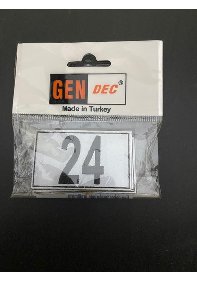 Kapı Numarası Dolap,Raf,Posta Kutusu 4X6 Cm 1 Den 24 E