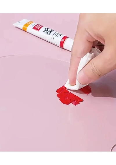 Şeffaf Pleksi Resim Boya Paleti 20x30 Cm -yağlı Boya Paleti Guaj Akrilik Boyama Paleti
