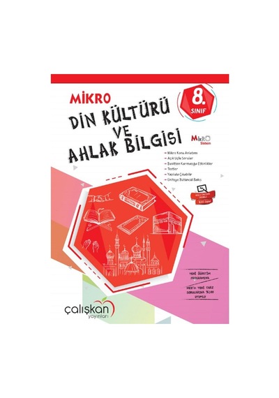 Çalışkan Yayınları 8. Sınıf Din Kültürü Ve Ahlak Bilgisi Mikro Defter