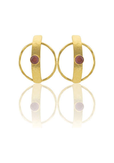 Kadir Jewellery 22 Ayar Altın Kaplama Vintage Küpe -el İşçiliği Ve Hipoalerjenik Küpe Pembe 99431478