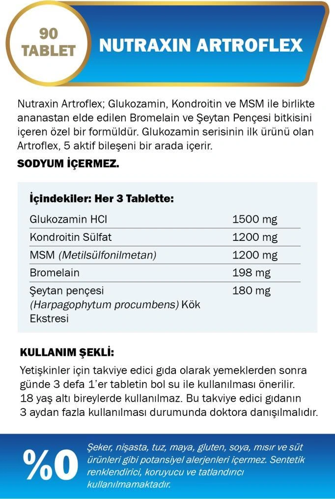 Nutraxin Artroflex 90 Tablet