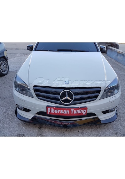 Mercedes C180(Makyajsız) Tampon Ekleri -fibersan Tuning