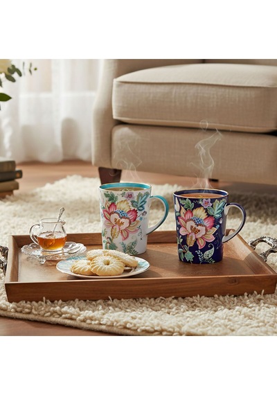 Lucky Art Elysia Bone 2li Kupa Seti 330ml Lysl 010 Çok Renkli