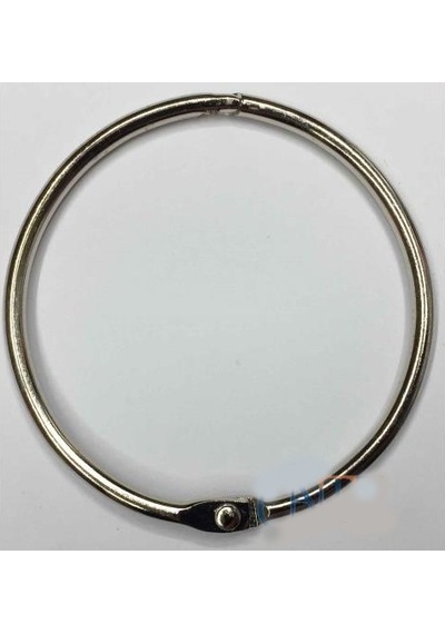 Kilitli Yuvarlak Halka, 5cm - 100 Adet