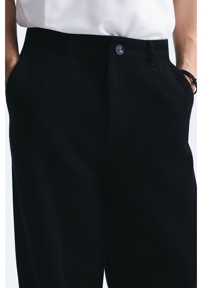 Vamos Relaxed Fit Pantolon Siyah
