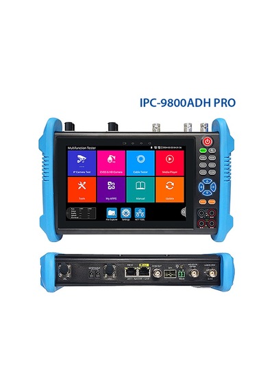 Wanglu Ipc-9800adh Pro 7" Dokunmatik Ip / Analog Kamera Ve Fiber Test Cihazı 8k, Poe++ 90w, Sfp