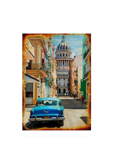 Bedeko Roma İtalya Modern Ahşap Tablo 50 Cm X 70 Cm