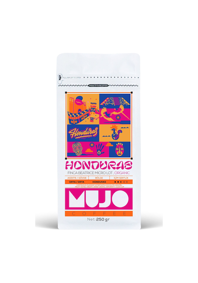 Honduras Finca Beatrice Micro Lot. Organic Çekirdek Kahve-250gr-french Press French Press